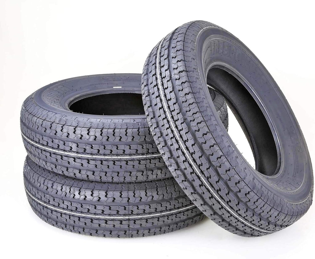 5 Trailer Tires ST175/80R13 6PR Load Range C with Scuff Guard O127