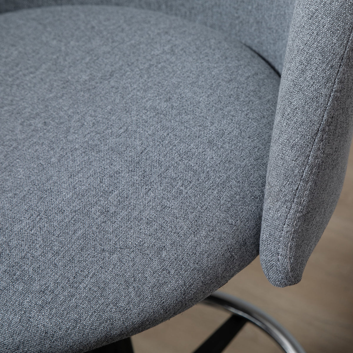 Grey Task Chair with Adjustable Height J196777