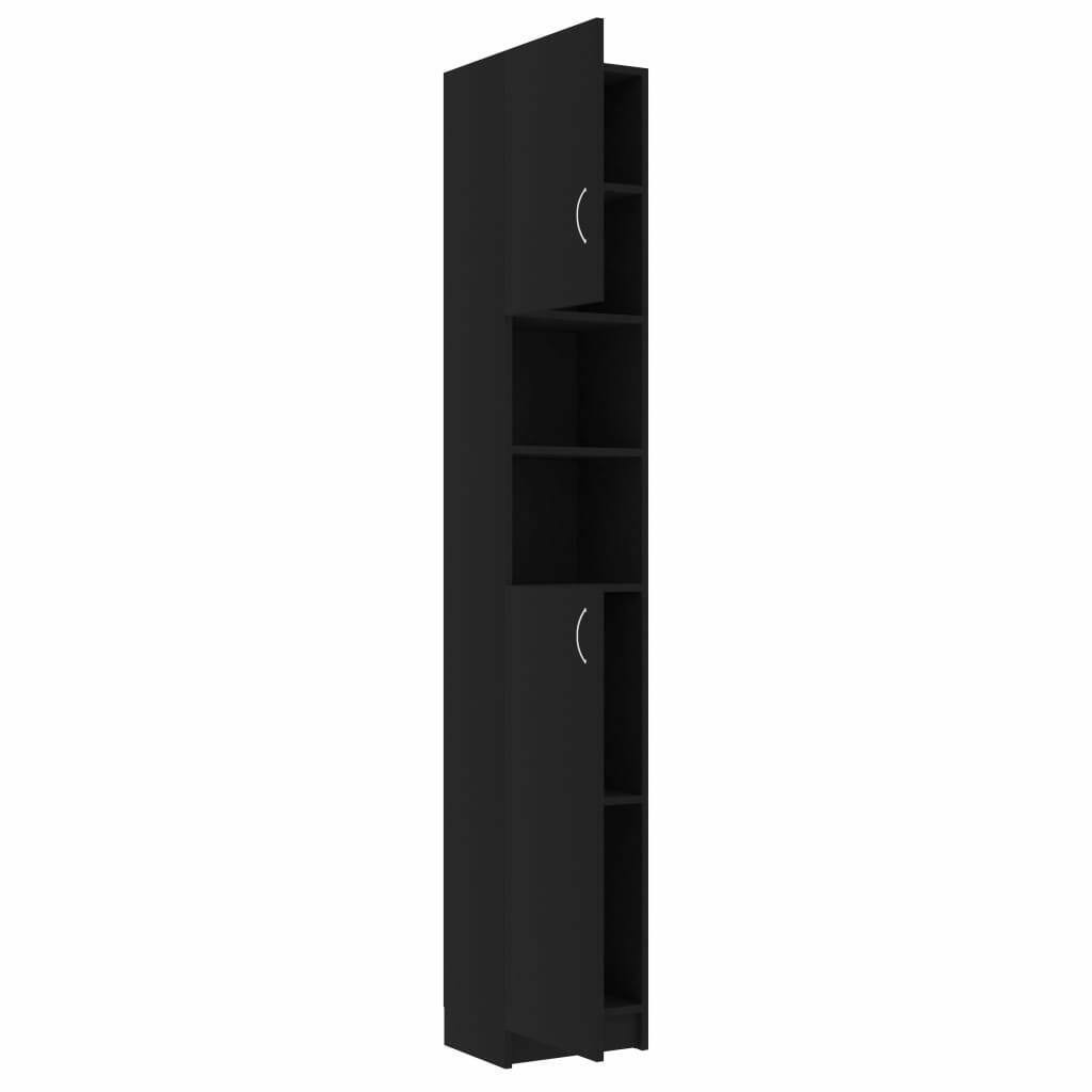 Black Chipboard Bathroom Cabinet O9732