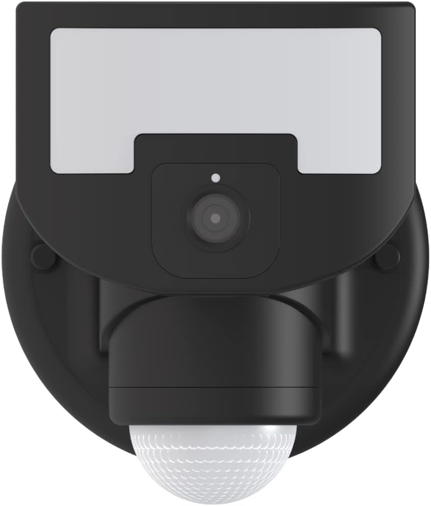 Black WiFi Security Light Camera Q679895