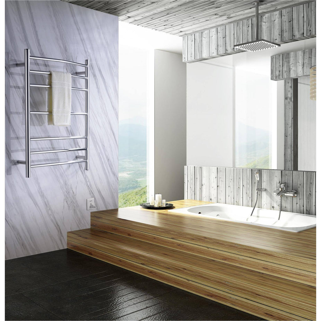 Polished Chrome 7-Bar Electric Towel Warmer L9317