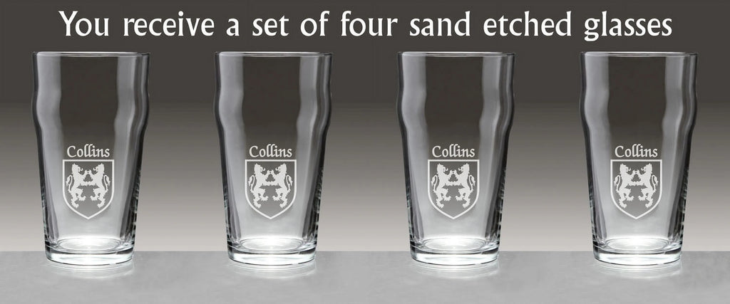 Irish Pub Glasses Set of 4 W44069