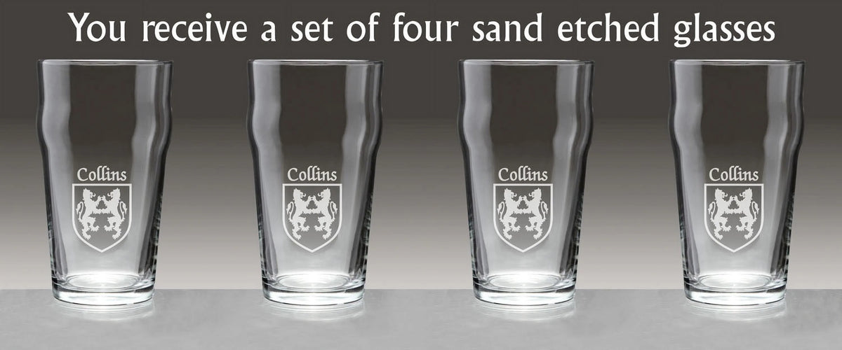 Irish Pub Glasses Set of 4 W44069