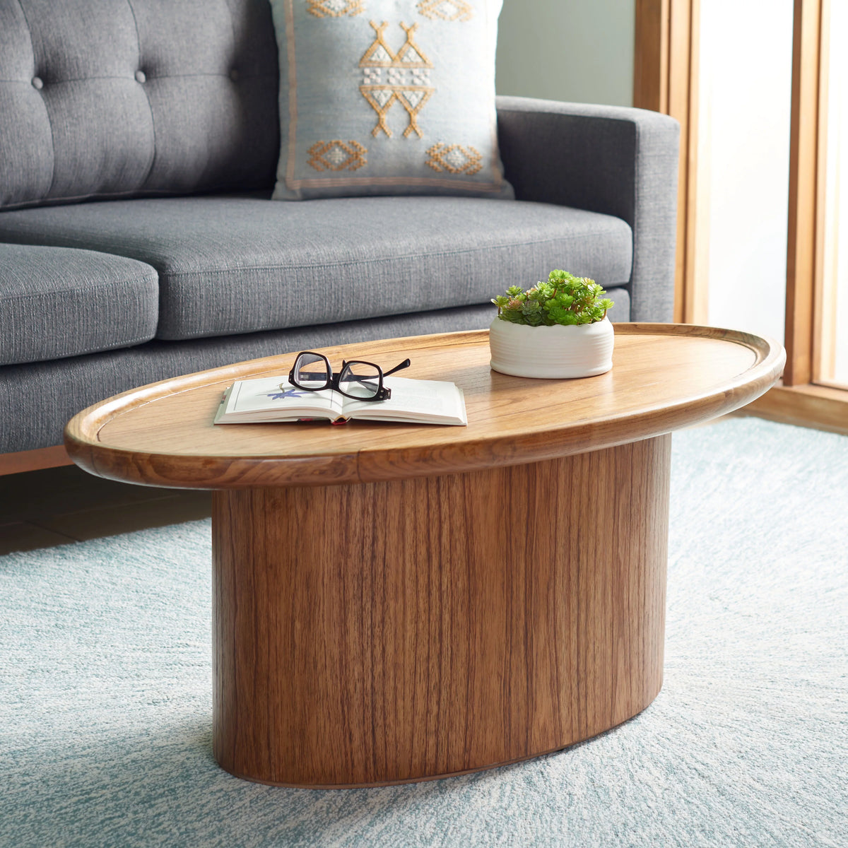 3 Shelf Gold Glass Coffee Table Q263