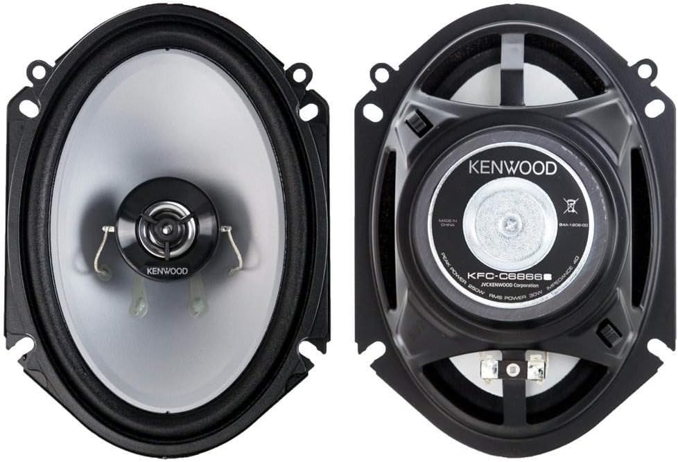 6x8 2-Way 250 Watt Car Stereo Speakers X798219