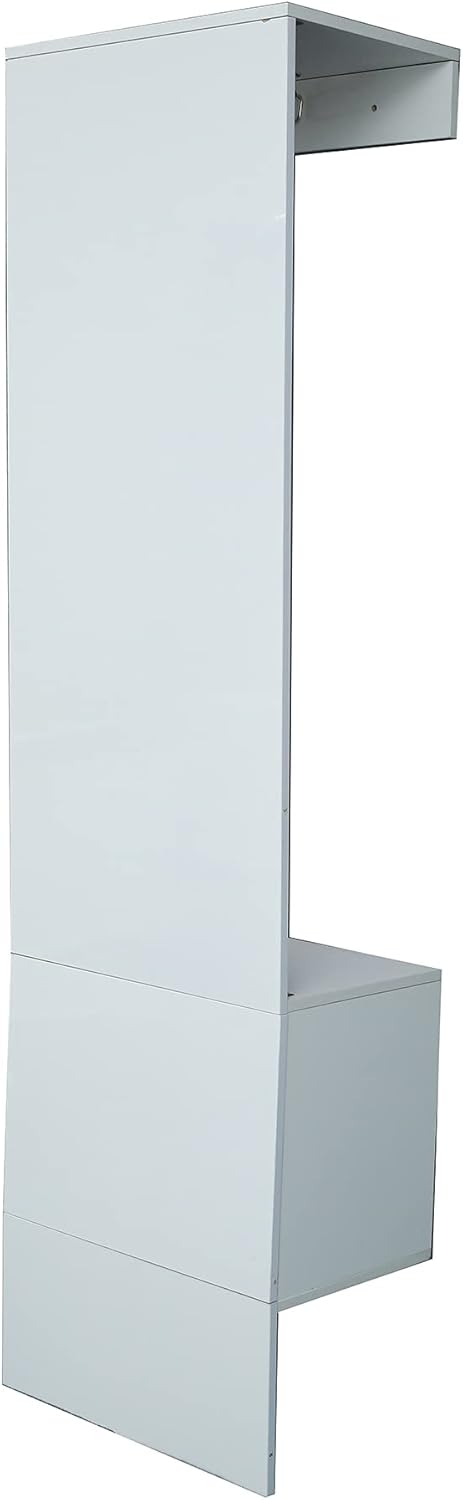 Freestanding Wardrobe Armoire Closet Storage Cabinet with 1-Door H3431
