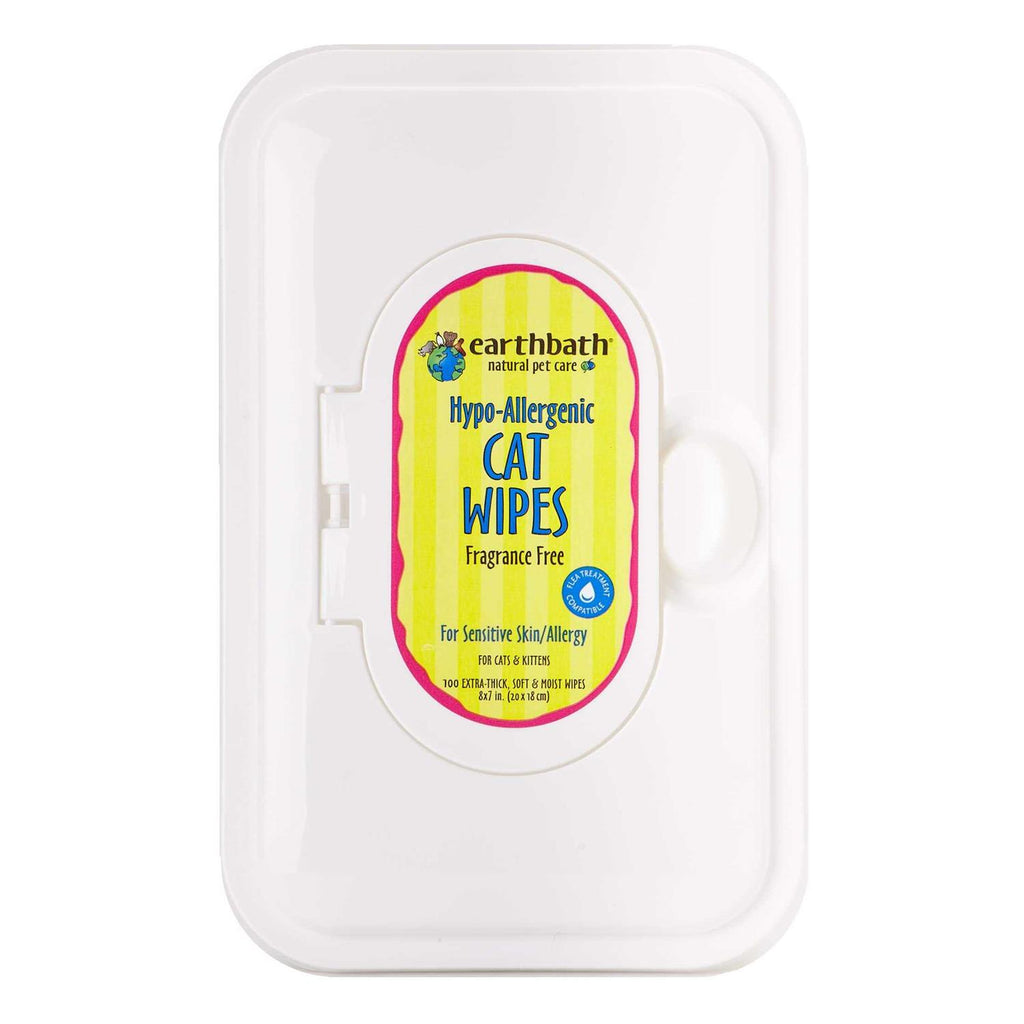 Hypo-Allergenic & Fragrance Free Cat Grooming Wipes T170241